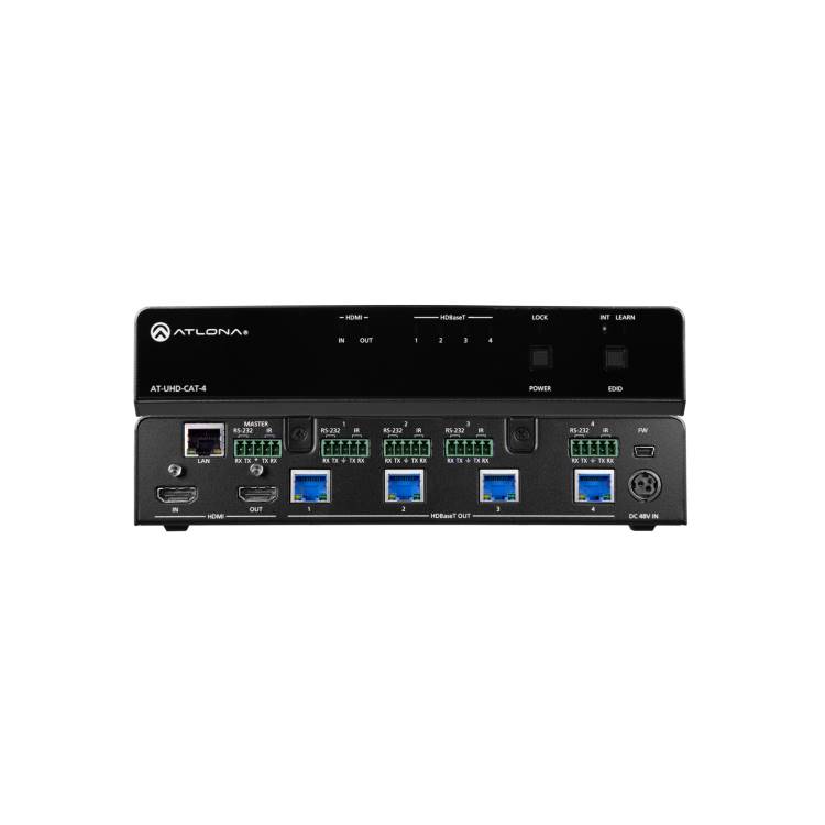 Atlona AT-UHD-CAT-4 4K/UHD Four-Output HDMI to HDBaseT Distribution Amplifier