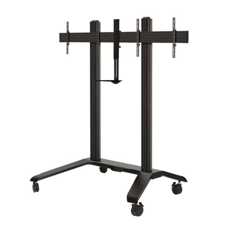 Universal Twin Screen VC Trolley up to 65