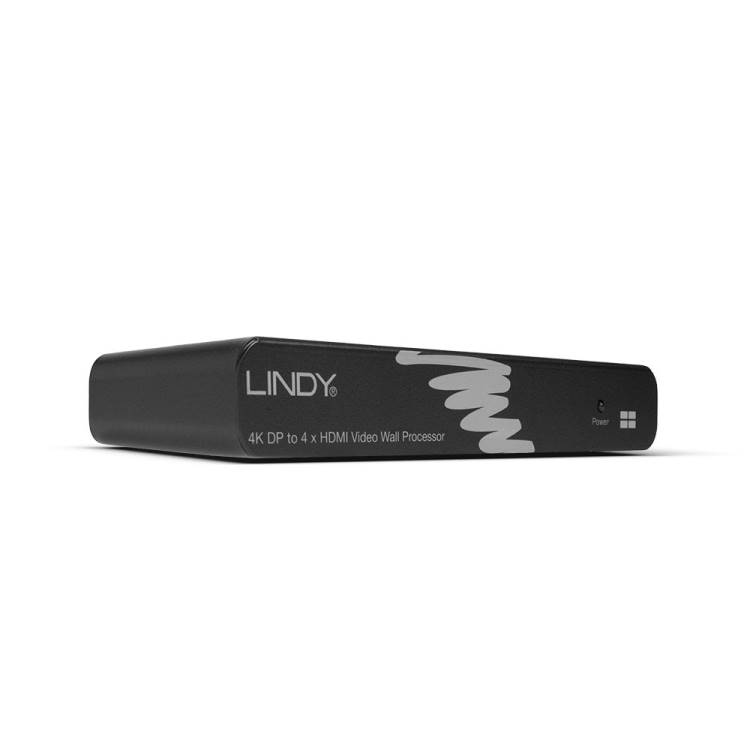 Lindy DisplayPort 1.2 to 4 x HDMI Converter with Video Wall Processor (38418)