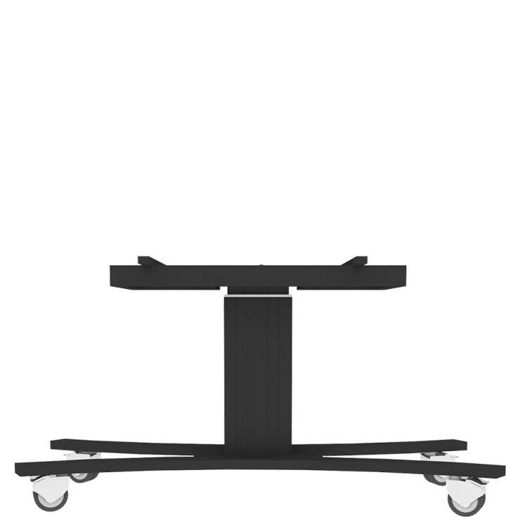 Mobile trolley LOW with electric height & TILT adj. for 55