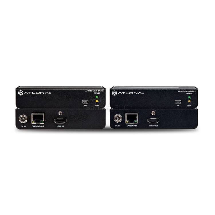 Atlona HDMI Extenders (AT-UHD-EX-70-2PS) HDMI over HDBase TX/RX Kit